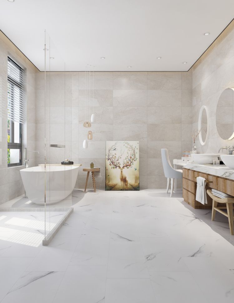 luxury vinyl tile flooring in a Ontario kitchen